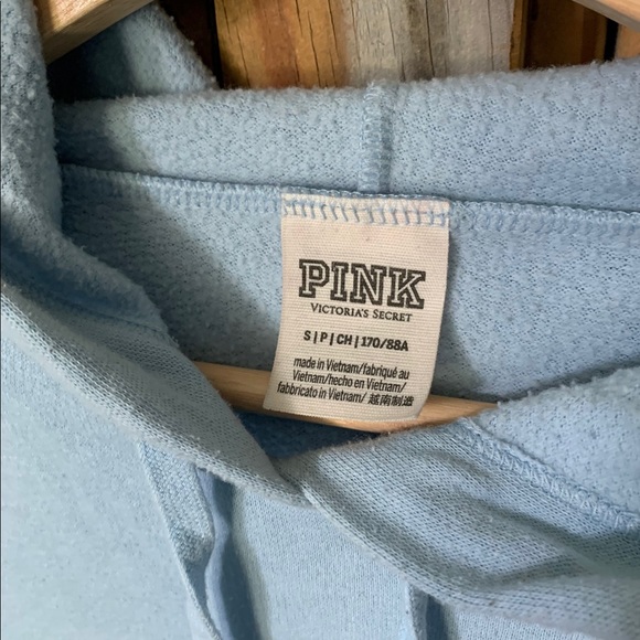 PINK Sparkly Blue Hood Top - Picture 3 of 4